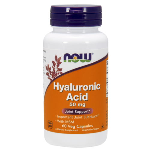 Hyaluronic acid 50mg 60db Now - NOW vitaminok