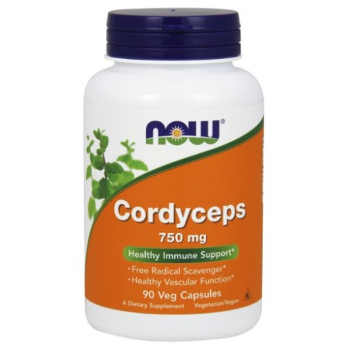Cordyceps 750mg 90db Now - NOW vitaminok