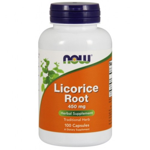 Licorice root 450mg 100db Now - NOW vitaminok