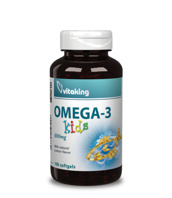 Vitaking Omega 3 Kids 500mg 100db - Vitaking termékek
