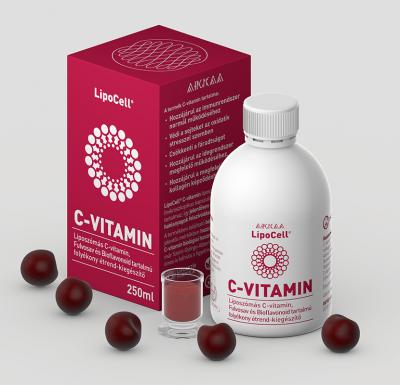 LipoCell Liposzómás C-vitamin 250ml - Hymato termékek