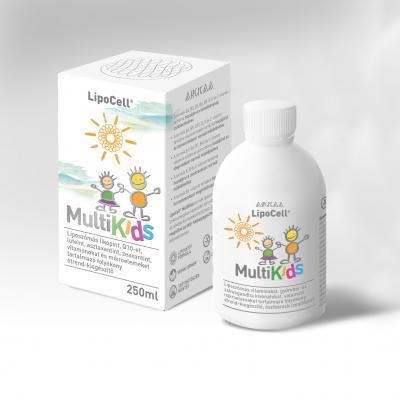 LipoCell MultiKids liposzómás vitamin 250ml - Hymato termékek