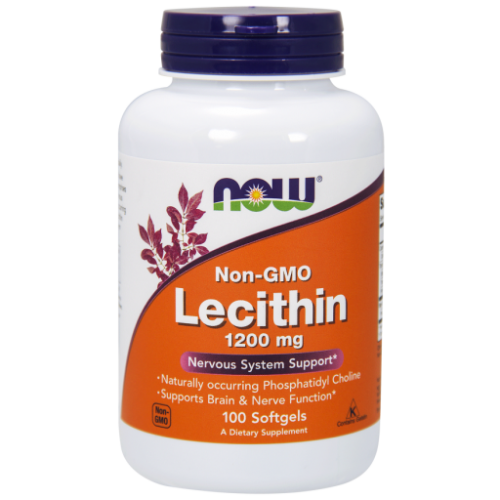 Lecithin 1200mg 100 db Now - NOW vitaminok