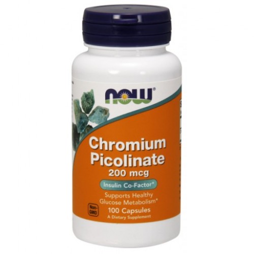 Chromium picolinate 200mcg 100db Now - Cukorbetegség