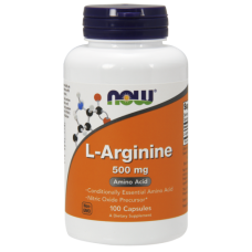 L-Arginine 500 mg 100 db - NOW vitaminok