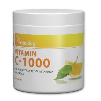 Vitaking C-1000 bioflav, acerola, csipkebogyó 200db - Vitaking termékek
