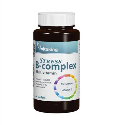 Stressz B-komplex 60 db Vitaking - Stressz, idegrendszer támogatása