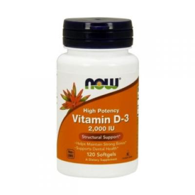 Now D3 2000 UI  120db - NOW vitaminok