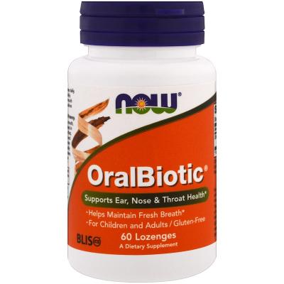Now OralBiotic rágótabletta 60db - NOW vitaminok