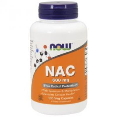 NOW N-acetil-cisztein (NAC)600mg 100db veg. capsules - NOW vitaminok