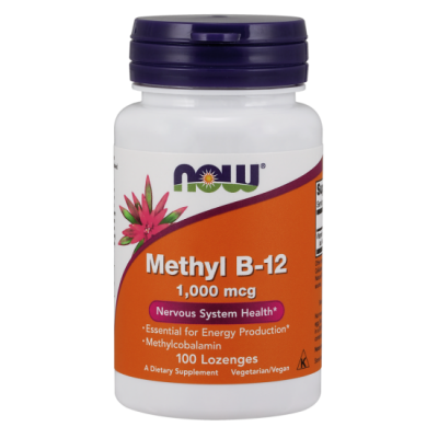 Now Methyl B12 1000mcg 100db lozenges - NOW vitaminok