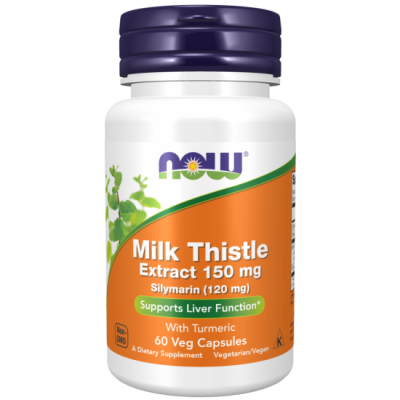 Now Milk Thistle extract 150mg 60 db - NOW vitaminok