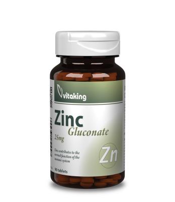 Vitaking Zinc gluconate 25mg 90db - Vitaking termékek