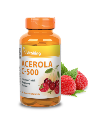Vitaking Acerola C-500 40db - Vitaking termékek