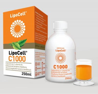 LipoCell C 1000 liposzómás C-vitamin 250ml - Hymato termékek
