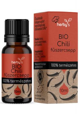 Herby's Bio Chili fűszercsepp 10ml - Fűszercseppek