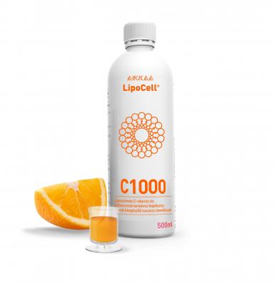 LipoCell C1000 liposzómás C-vitamin narancs ízben 500ml - Hymato termékek