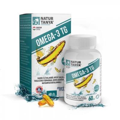 Omega-3 TG vadvízi halolaj Natur Tanya® 60 db  Rövid lejárati idő! - Natur Tanya termékek