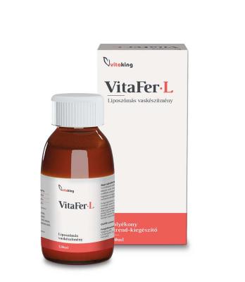 Vitaking Vitafer- L Liposzómás vas 120ml - Ásványi anyagok, nyomelemek