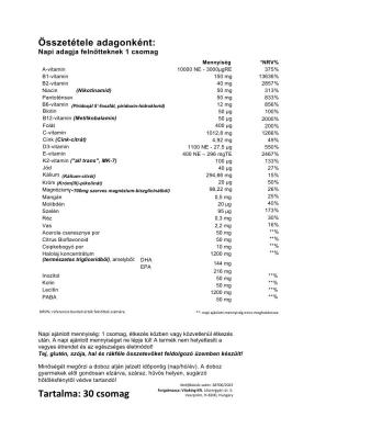 Vitaking 365 Multivitamin plusz csomag - Vitaking termékek