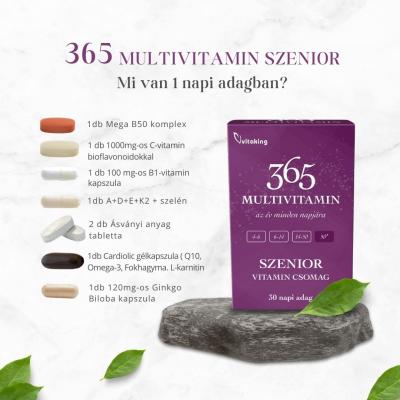 365 Multivitamin Szenior csomag - Vitaking termékek