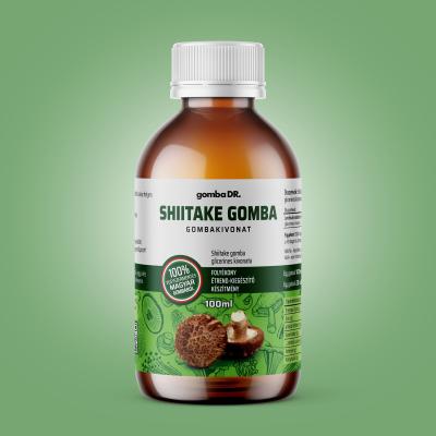 gomba DR. Shiitake gombakivonat 100ml - Gyógygombák