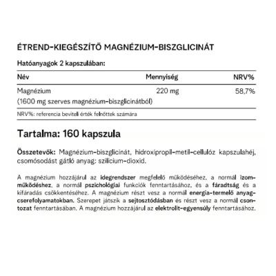 Vitaking Magnézium biszglicinát 160 db - Vitaking termékek